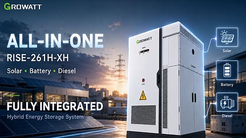 Growatt's latest C&I ESS.