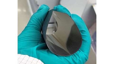 The ultra-thin TOPCon device achieved an efficiency of 19.7% and an efficiency-to-thickness ratio of 0.25% per µm. (Photo Credit: National University of Singapore (NUS)).