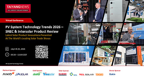 July 8 & 15, 2026: PV System Technology Trends – SNEC & Intersolar Product Review
