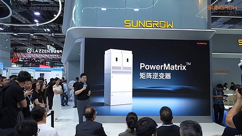 Sungrow's latest product launch at SNEC 2026.