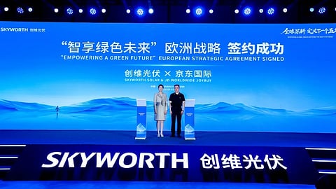 Skyworth PV has signed a cooperation agreement with Joybuy to jointly promote balcony PV products in overseas markets, beginning with Europe.