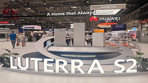 Huawei's booth at Intersolar. 