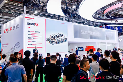 SC Solar showcased new lamination systems together with BC and perovskite manufacturing solutions at SNEC 2026 and Intersolar Europe 2026. (Photo Credit: SC Solar)