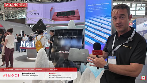 Atmoce’s product combines microinverters, AC-coupled battery storage, and modular residential and commercial energy solutions. (Photo Credit: TaiyangNews) 