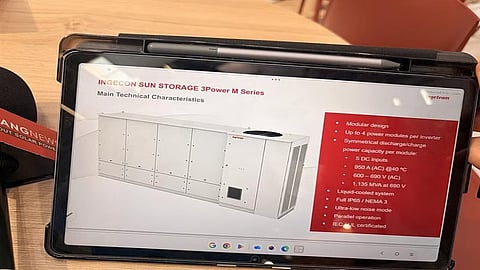 Ingeteam's latest BESS at Intersolar.