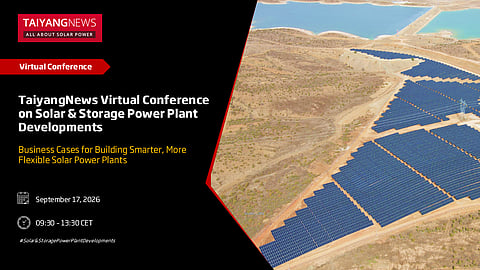 Sep. 17,2026: TaiyangNews Virtual Conference on Solar & Storage Power Plant Developments