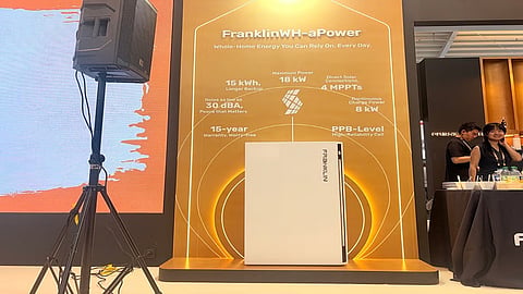 FranklinWH's latest inverter for Europe at Intersolar.