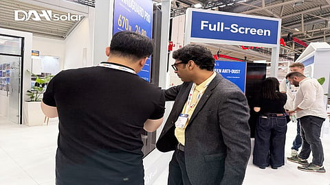 DAH's booth at Intersolar.