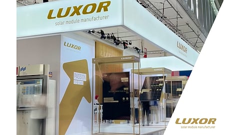 Luxor Solar showcased its restructured ECO LINE module portfolio at Intersolar Europe 2026. 