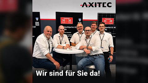 AXITEC's booth at Intersolar.