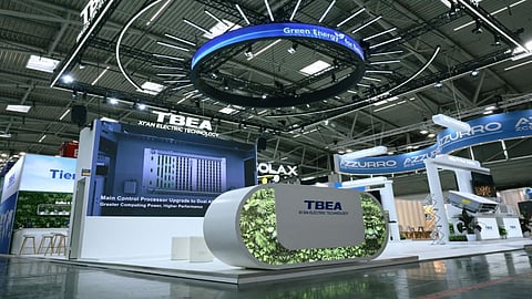 TBEA's stall at Intersolar.