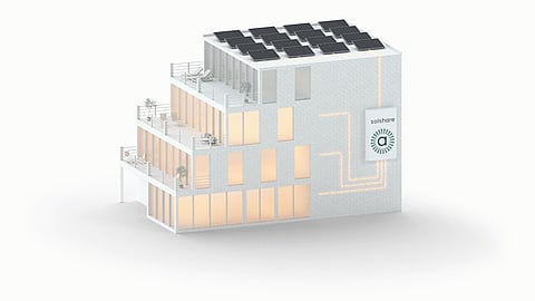 SolShare distributes rooftop solar power among participating apartment residents and tracks solar and grid consumption. (Image Credit: Allume)