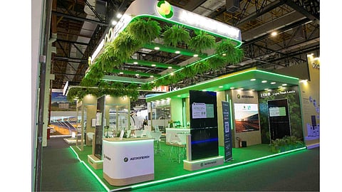 Astronergy’s display at Intersolar South America featured 3 models based on two generations of TOPCon technology, with power ranging from  655 W and 670 W for C&I products to a 760 W module for utility projects. 