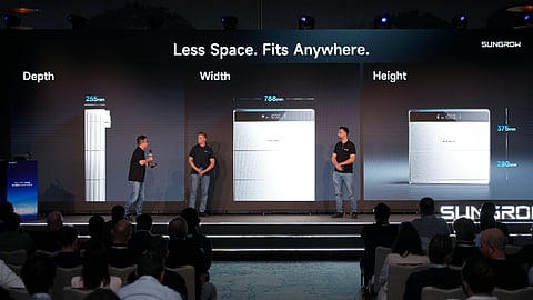 Sungrow's new product launch event.