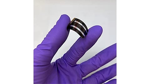 CEA–INES increased its internal flexible perovskite cell record from 19.2% to 21.2% over an active area of 0.28 cm².