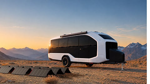 Jackery’s portable solar package adds 2 kW of charging capacity to Pebble Flow, supporting off-grid use alongside its integrated solar and 45 kWh battery. 