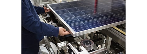 NanoPV describes itself as a company manufacturing highly advanced solar panels. It has planned to establish a solar manufacturing facility in Georgia state of the US. (Illustrative Photo; Photo Credit: sondem/Shutterstock.com)