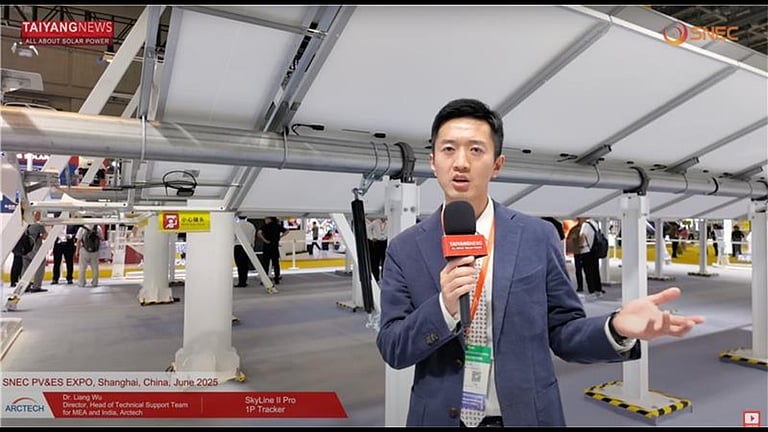 Arctech’s Latest PV Tracker Lineup At SNEC 2025
