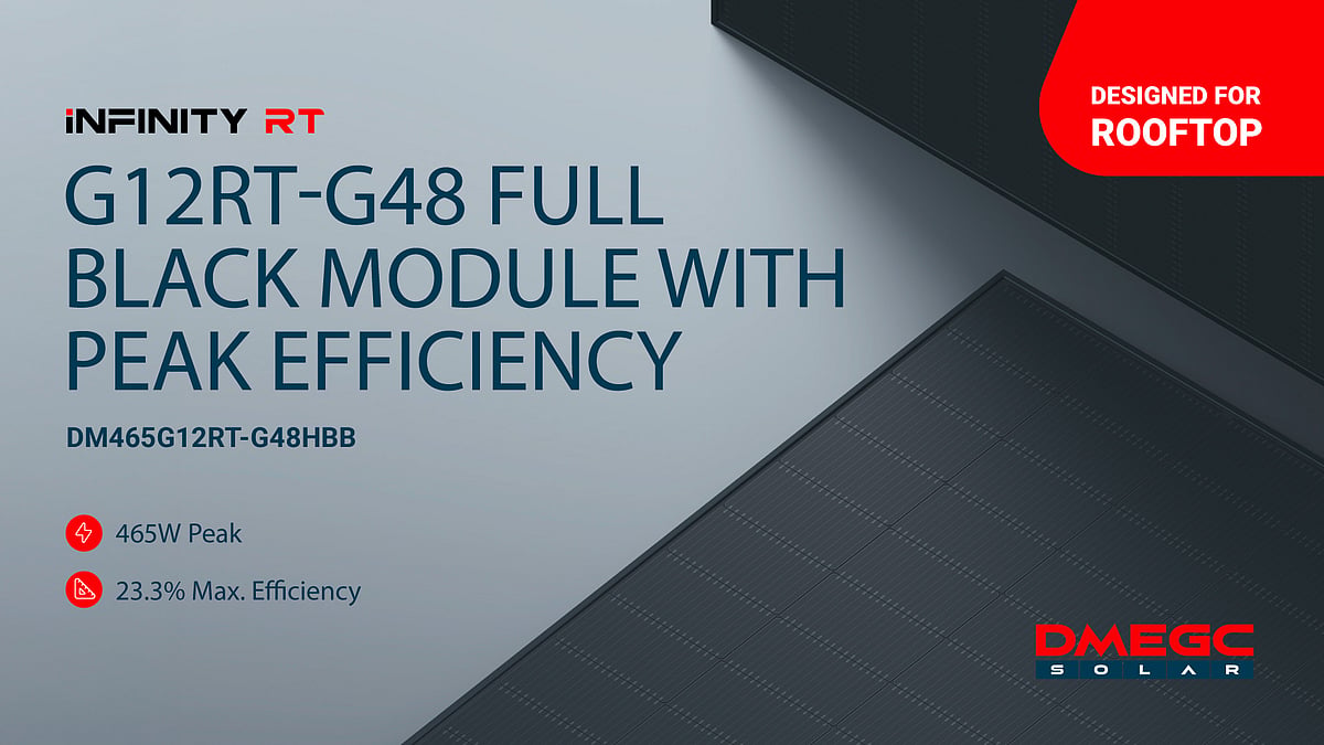 DMEGC Solar’s New Full-Black Residential PV Module