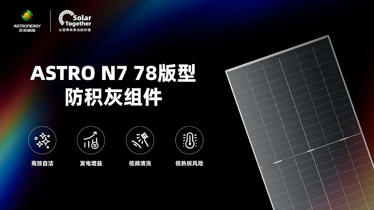 Astronergy Launches ‘Anti-Dust’ Module For China