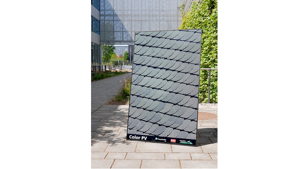 Fraunhofer CSP Develops Retrofit Color Concept For PV Modules