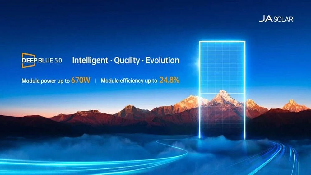 JA Solar Gets Order For 24.8% Efficiency 1/3-Cut TOPCon Module