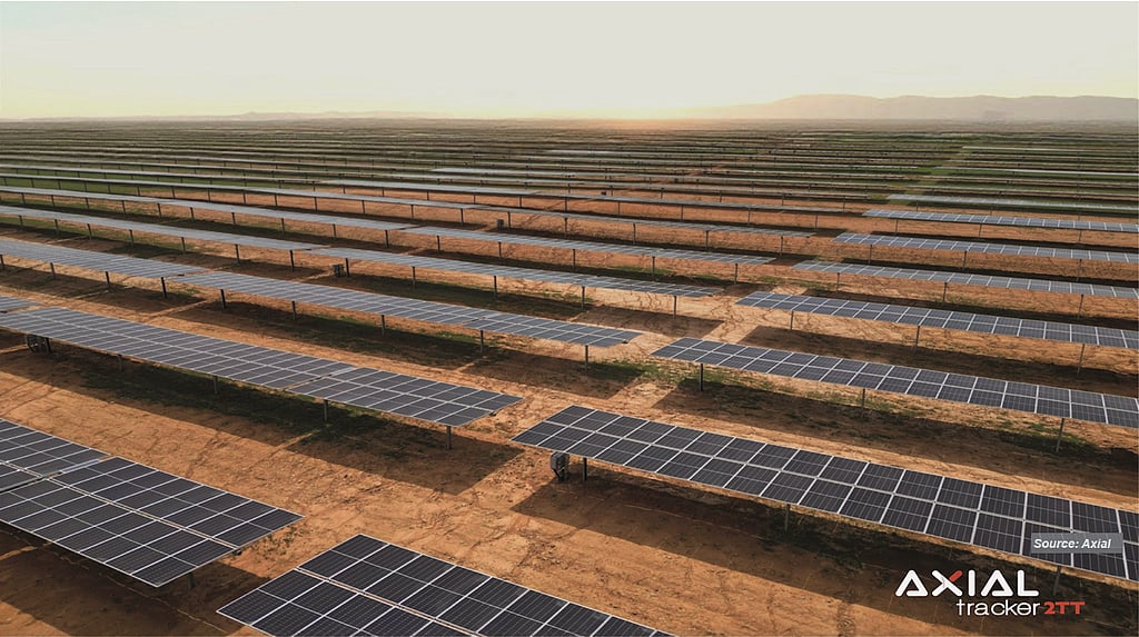 single row versus dual row solar trackers