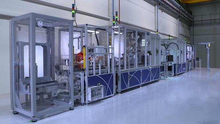 Small Battery Assembly Line What are the advantages of modular and scalable battery assembly lines?