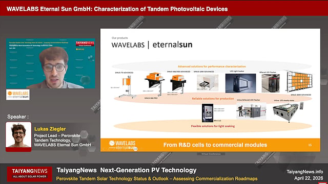 WAVELABS Highlights Measurement Challenges For Perovskite Tandem PV