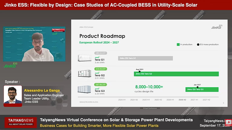 Jinko ESS Outlines Storage Designs For Solar Plants