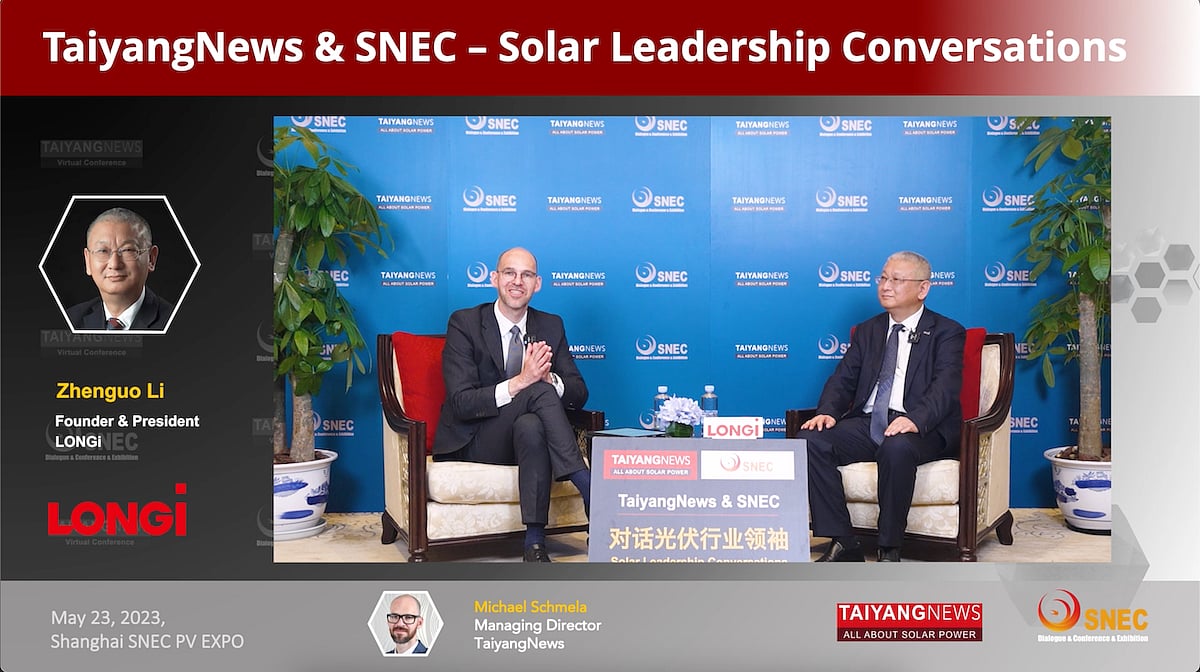 SNEC Exclusive: LONGi President Interview