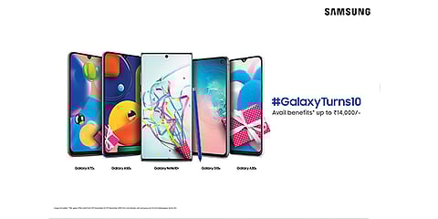 Samsung India Rolls Out Exciting Offers on Wide Range of Galaxy Smartphones as #GalaxyTurns10