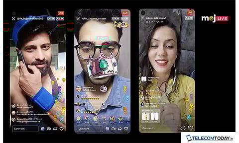 Moj Users Can Now Engage with Their Audience in Real-Time with ‘Moj LIVE’