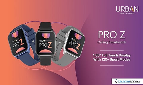 Urban Pro Z Smartwatch Launched with 100+ Customizable Watch Faces