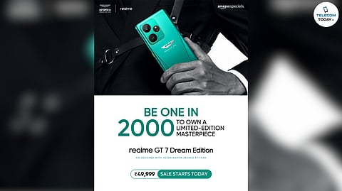 Realme GT 7 Dream Edition Now on Sale at ₹49,999 with 1-Year Extra Screen Protection