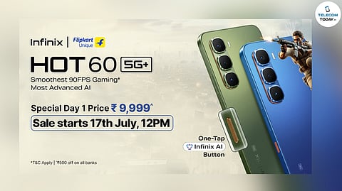 Infinix HOT 60 5G+ Offers Flagship Features at ₹9,999, Sale Begins Tomorrow
