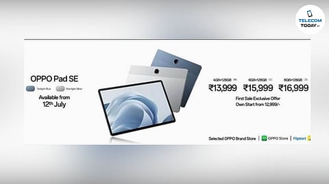 OPPO Pad SE Now on Sale with 11-Inch Display and Massive Battery