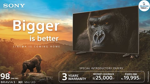 Sony Unveils 98-Inch BRAVIA 5 Mini-LED for Ultimate At-Home Cinema Experience