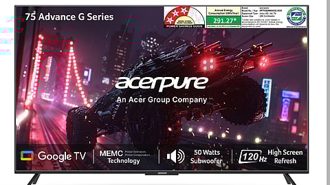 Acerpure Launches New Large-Screen Smart TVs for Gaming and Entertainment