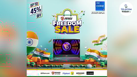 MSI Announces Anniversary Month Offers with Laptops Starting at Just INR 31490