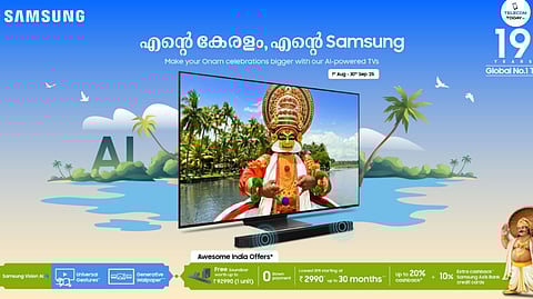Celebrate Onam with Samsung’s Special Offers on Big Screen Neo QLED, OLED, and QLED TVs