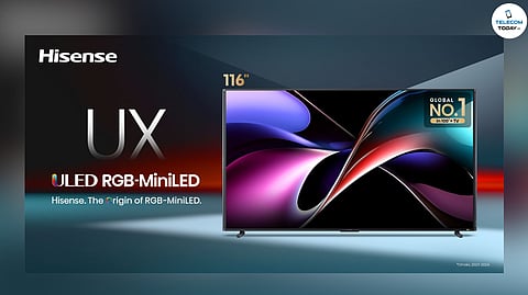 Hisense Launches UX ULED Series with RGB-MiniLED Display