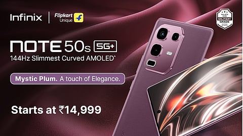 Infinix Unveils Mystic Plum NOTE 50s 5G+ with 144Hz AMOLED Display
