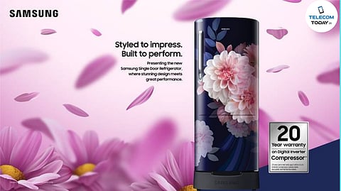 Samsung Launches Stylish Single Door Refrigerators With Floral Designs in India