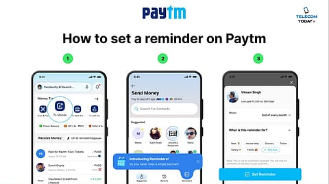 Paytm Introduces Smart Reminders for Recurring Bills