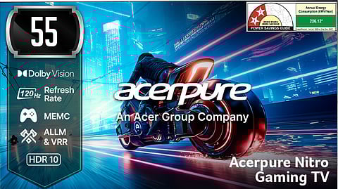 Acerpure Launches Nitro Series Gaming TVs, Starting at ₹18,999 Exclusively on Flipkart