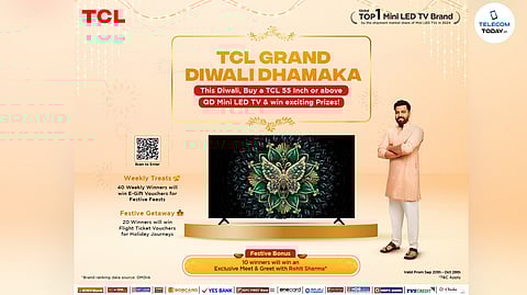 TCL Unveils Grand Diwali Dhamaka Contest for 55-Inch & Above QD Mini LED TV Buyers