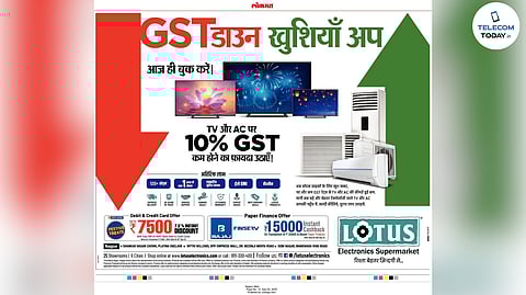 Lotus Electronics Brings Festive Cheer with Reduced GST on TVs and Air Conditioners
