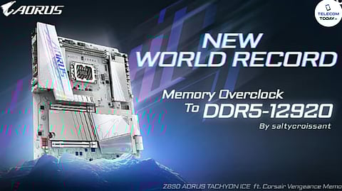 GIGABYTE Sets New DDR5 Memory Speed Benchmark with Z890 AORUS TACHYON ICE