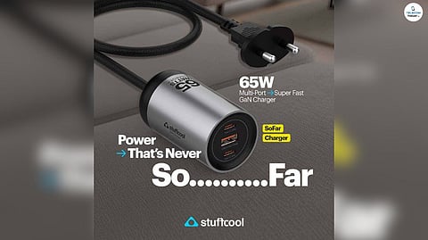Stuffcool Introduces SoFar, a Compact 65W GaN Charger